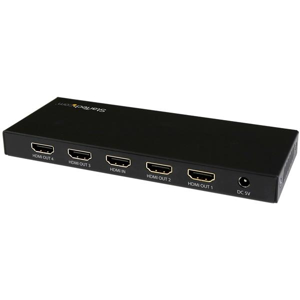 Multiplicador Splitter Startech Hdmi 4K De 4 Puertos St124Hd20