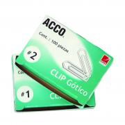 Clip Acco Gotico No.1 Caja Paq C/100 Pz Clips