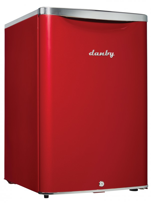 Refrigerador Danby Dar026A2Ldb Compacto 2.6 Pies Cubicos Rojo