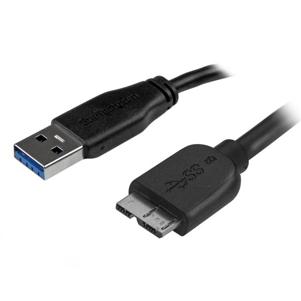 Cable Usb Startech Usb3Aub2Ms Macho - Micro Usb Macho 2M Negro