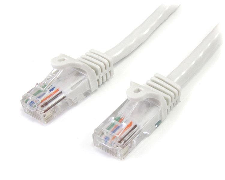 Cable Startech 3M Blanco Red 100Mbps Cat5E Ethernet Rj45 Snagless