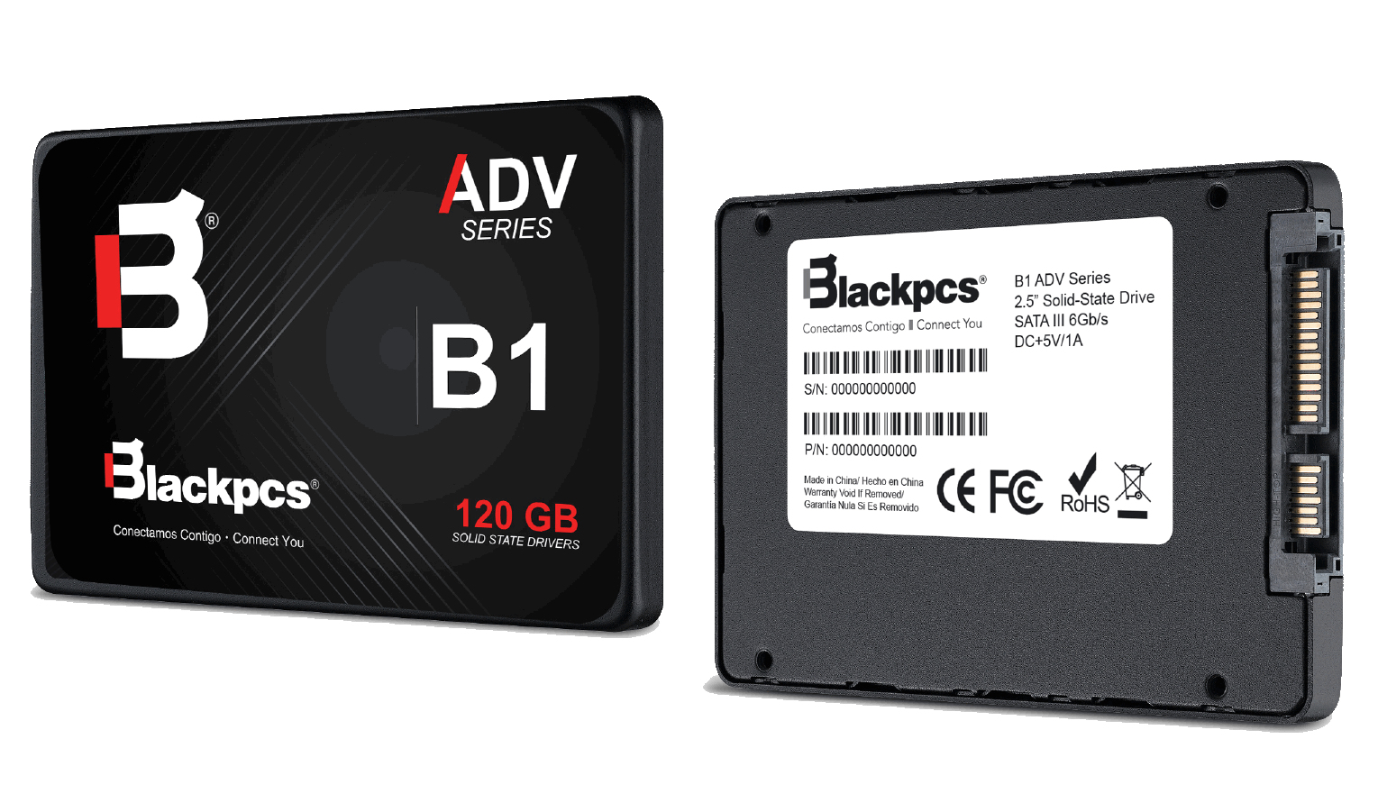 Unidad Ssd Blackpcs B1 Adv Series 120Gb 2.5" (As2O1-120)