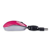 Mouse Mini Usb Verbatim Retractil Vb98618 Rosa