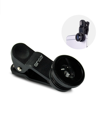 Lente Para Celular Ginga Color Negro Bluetooth