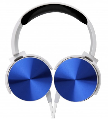 Diadema Stylos Stsdsx1W Color Azul Con Blanco Alambricos