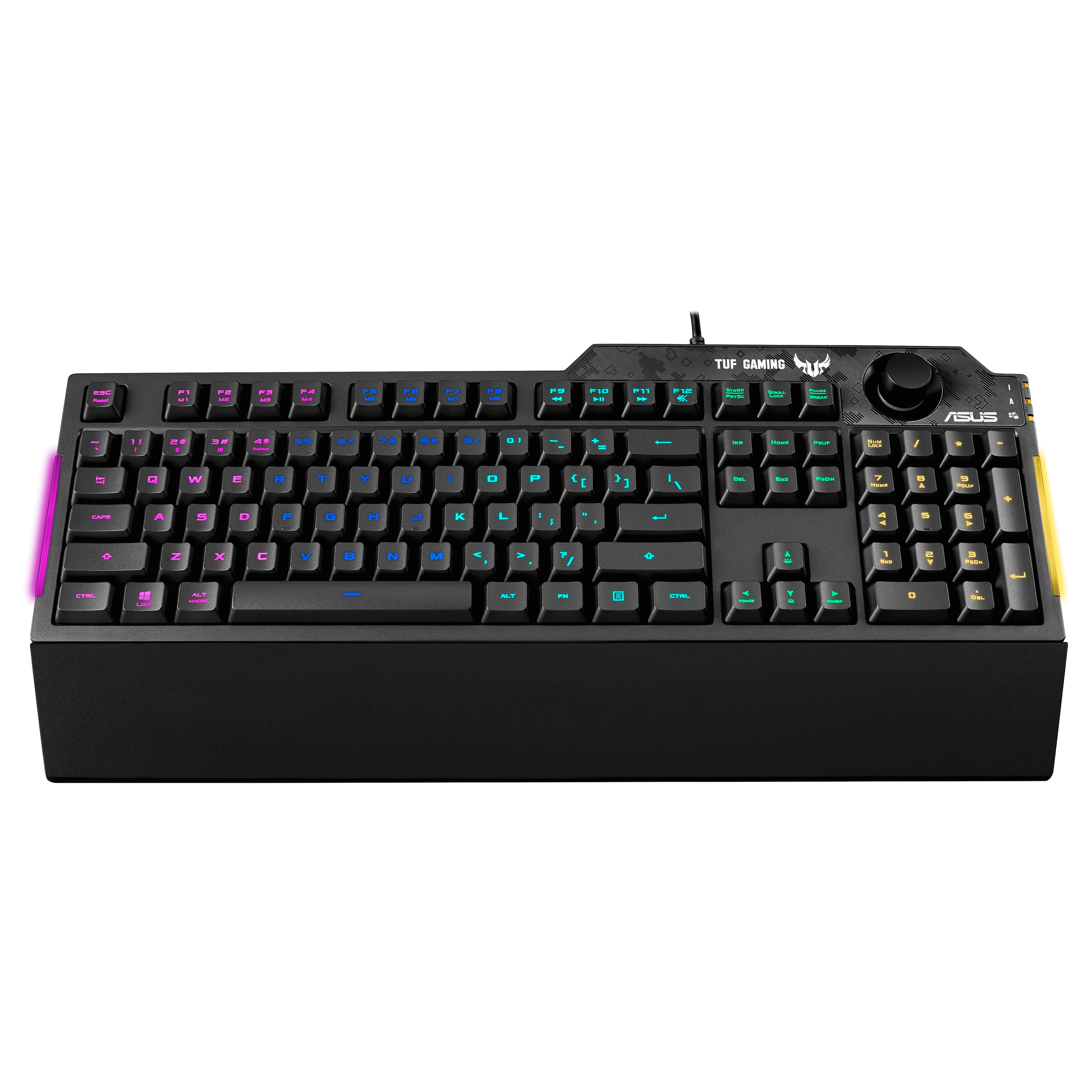 Teclado Asus Ra04 Tuf Gaming K1/Us Rgb Control Volumen