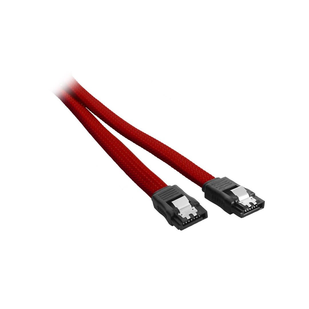 Cable Sata Cablemod Modmesh Sata 3 6Gb/S 30Cm Rojo