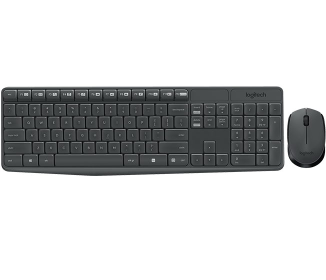 Kit Logitech Mk235 Teclado Y Mouse Inalambrico (920-007901)