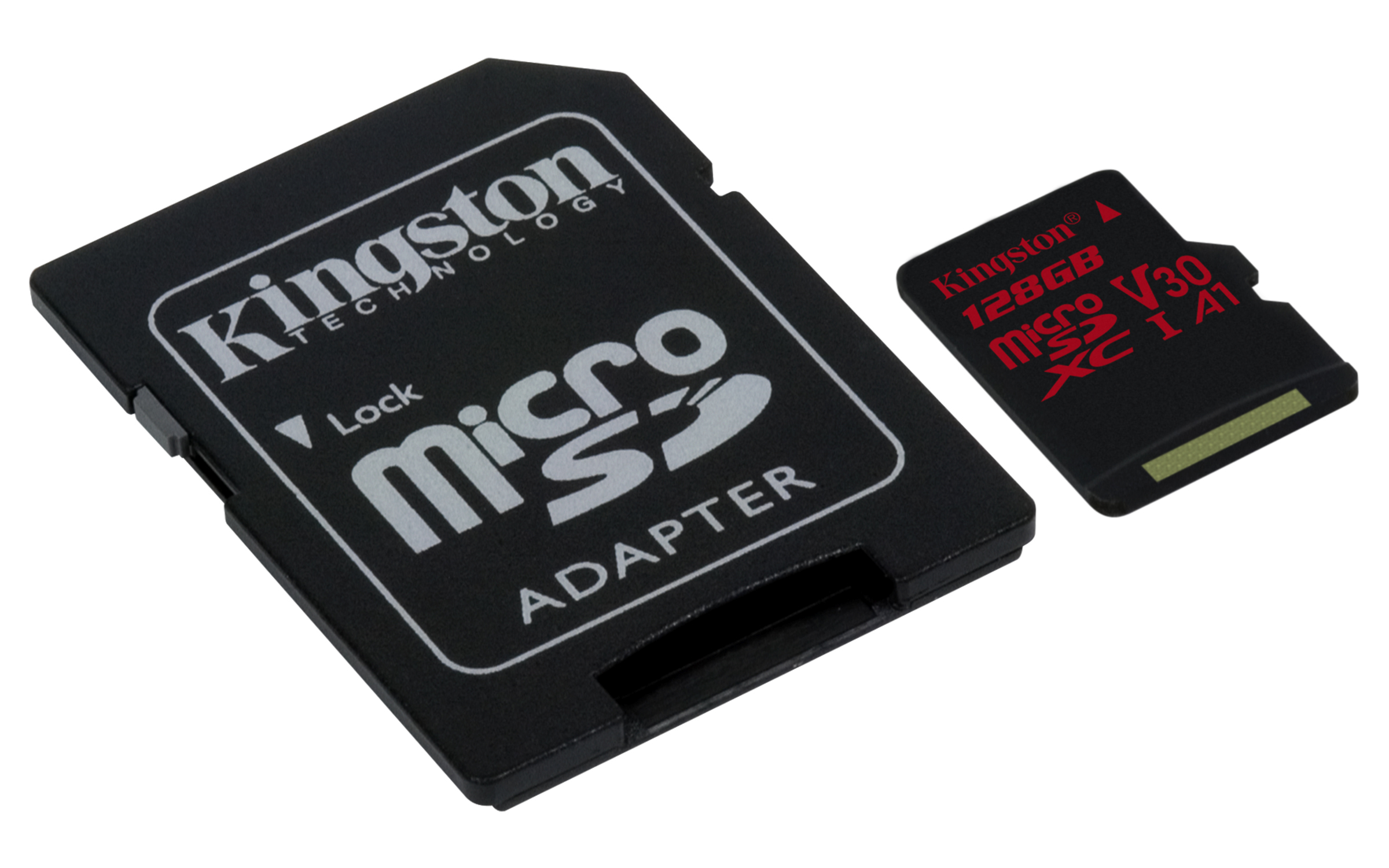 Memoria Flash Kingston Canvas React 128Gb Uhs-I U3 100Mb/S Adaptador