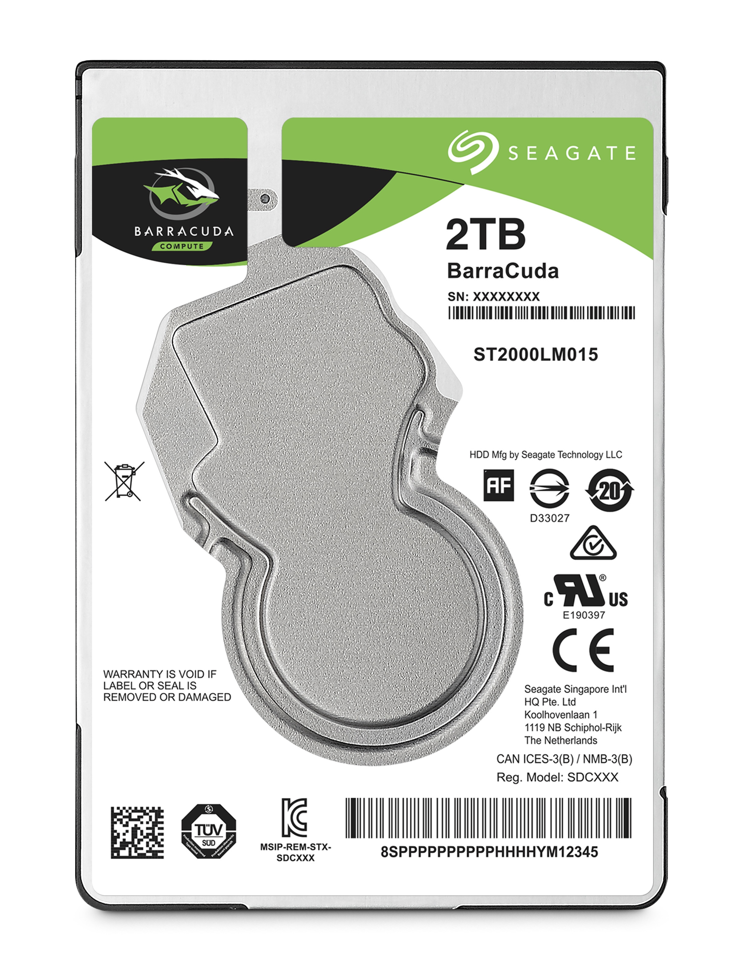 Disco Duro Interno Seagate St2000Lm015 2Tb 2.5" 5400Rpm 7Mm Sata3 Bulk