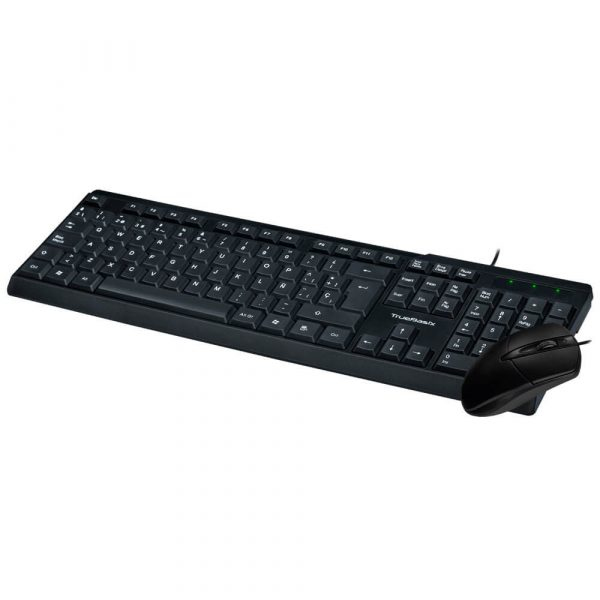 Kit Teclado Estandar / Mouse Alambrico Usb Negro Acteck Tb-924849