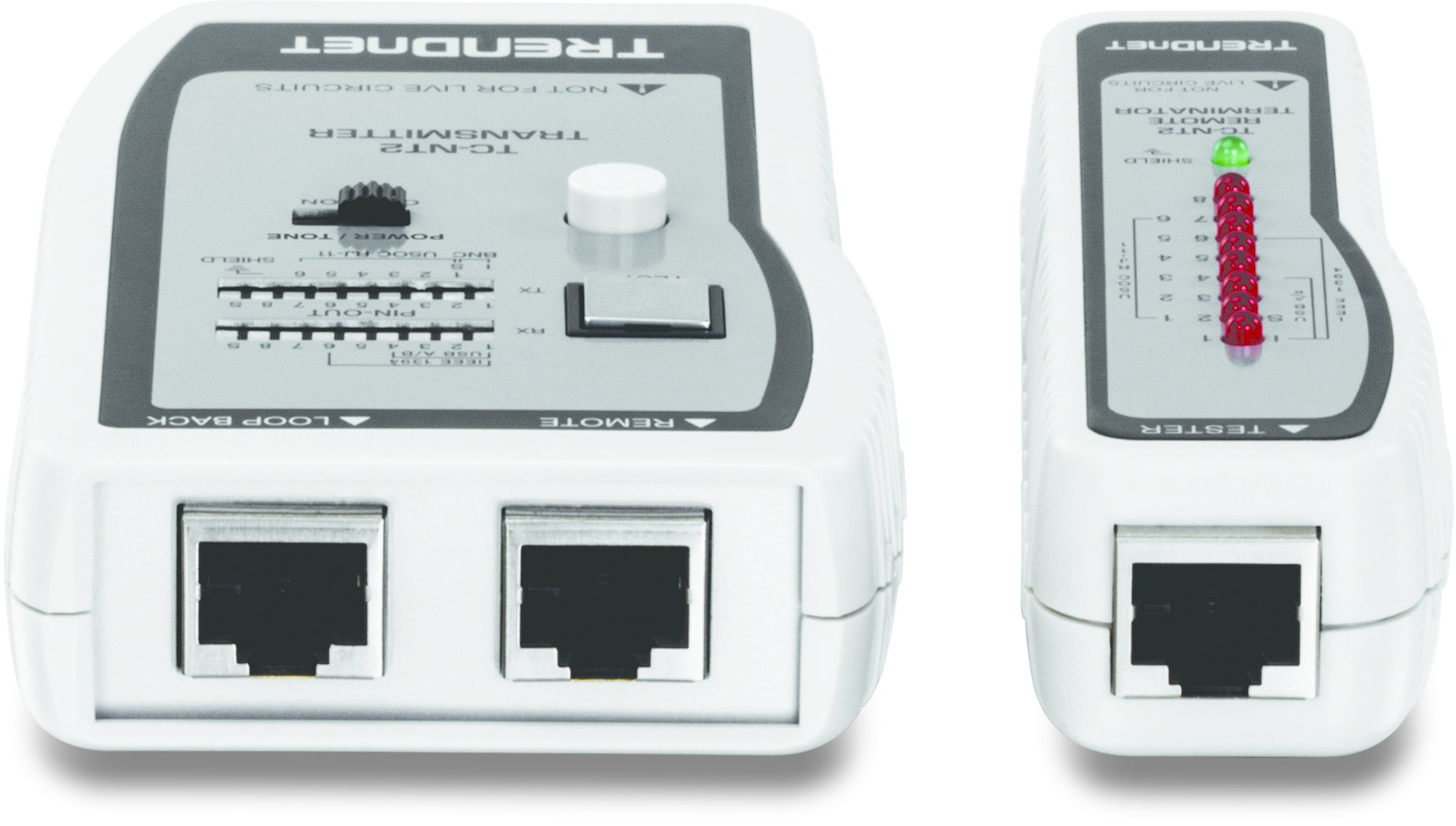 Examinador De Cable Trendnet Azul Color Blanco