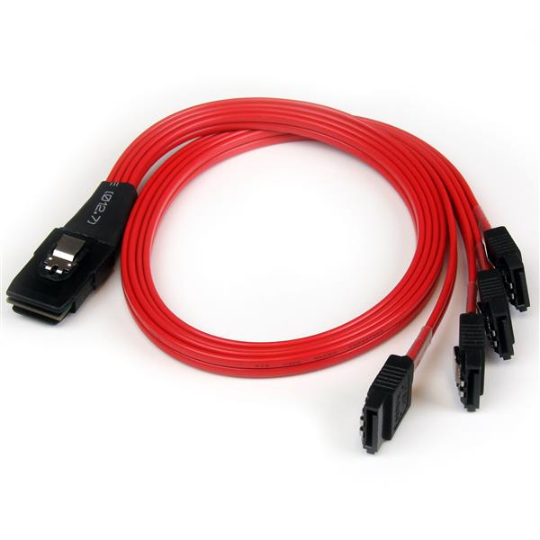 Cable 50Cm Mini Sas Sff8087 A Sata Msas Isas Startech Sas8087S4R50