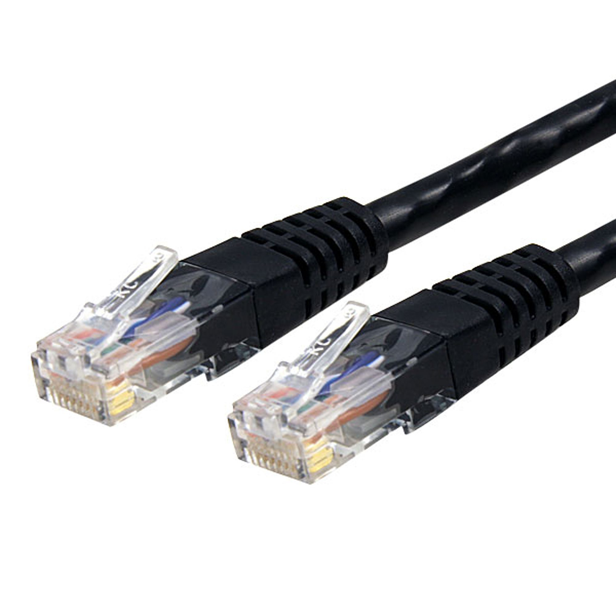 Startech Cable Negro Moldeado 1.8M Utp Rj45 Macho-Macho C6Patch6Bk