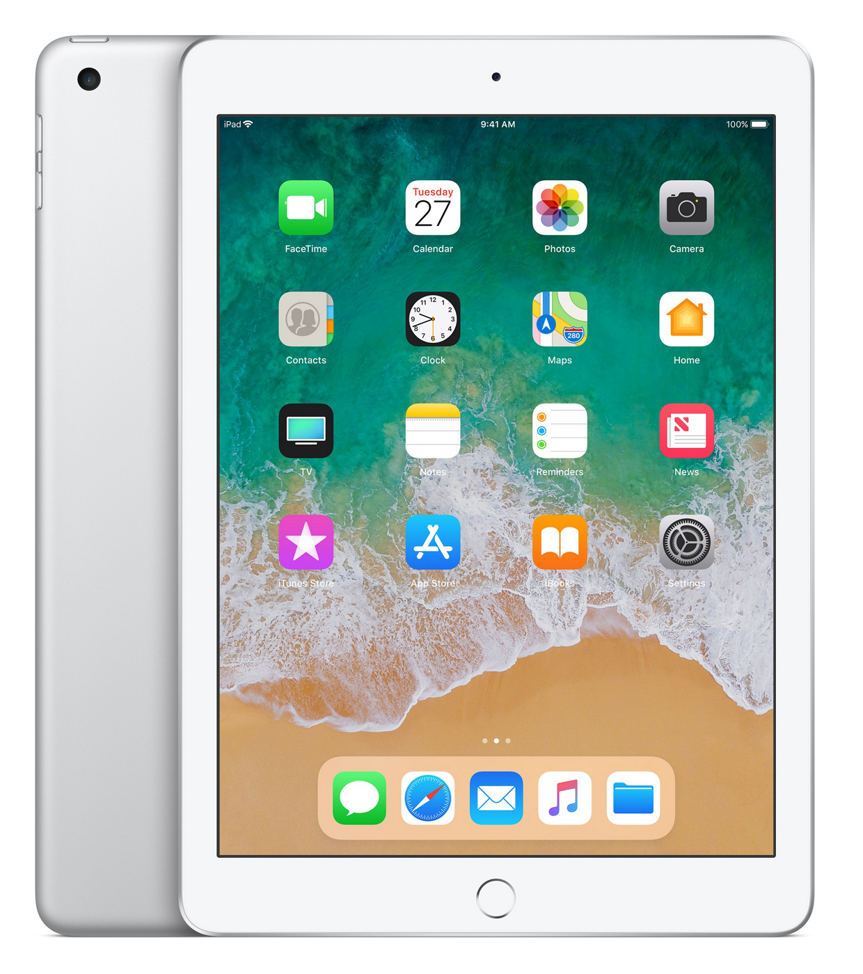 Ipad Retina 9.7" 32Gb Ios 11 Wi-Fi Bluetooth 4.2 Plata Apple Mr7G2Cl/A