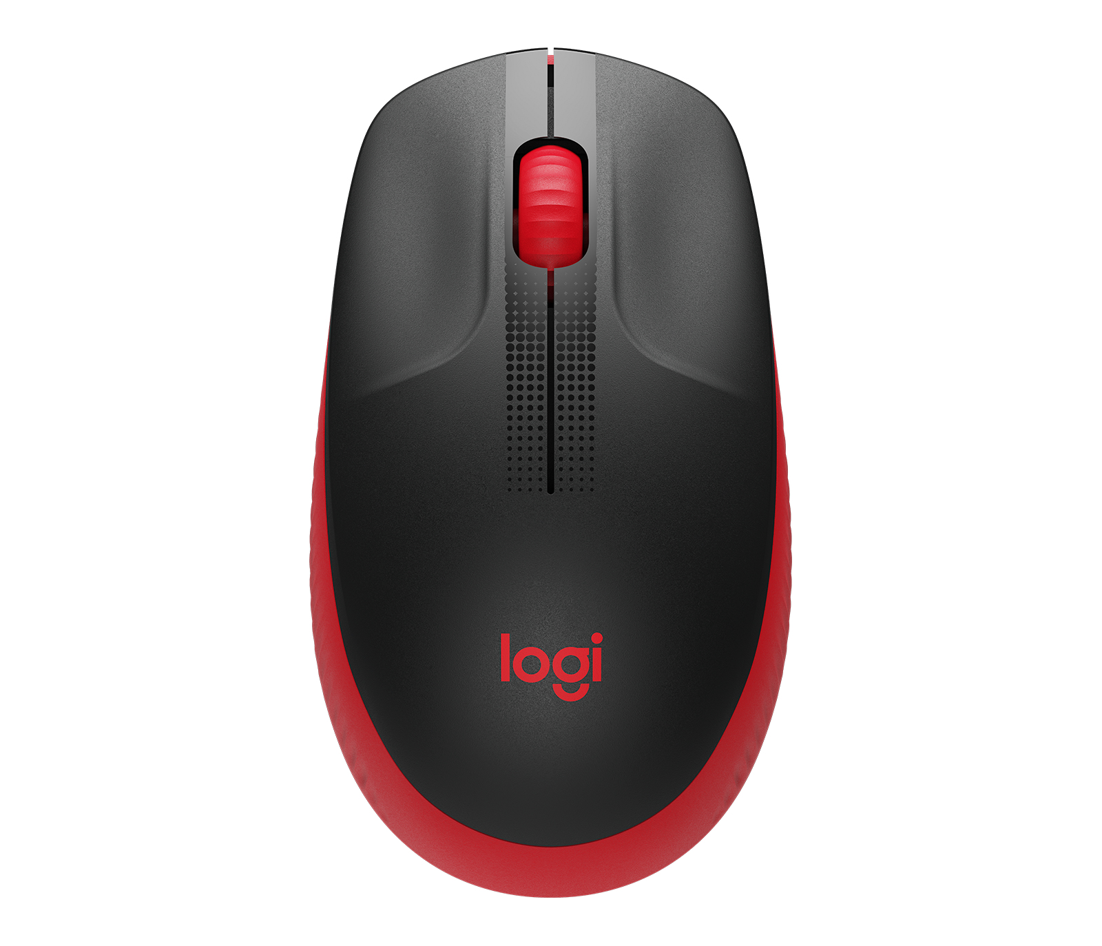 Mouse Logitech Inalambrico M190 Rojo Ambidiestro 910-005904