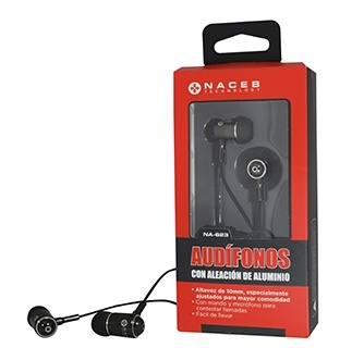 Audifonos Naceb Technology Na-623N Binaurale Color Negro