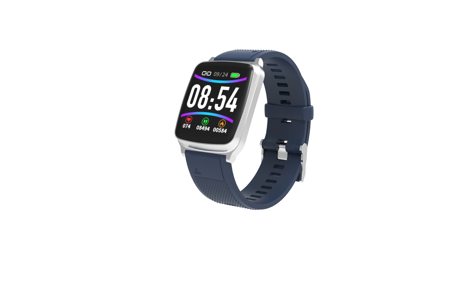 Smart Watch Stylos Full Touch 1.3" Bluetooth Color Azul Staswm2A