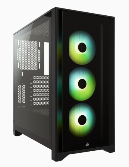 Gabinete Corsair Icue 4000X Rgb Black Tg Atx Cc-9011204-Ww
