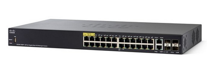 Switch Cisco Sg350-28P-K9-Na 28-Port Gigabit Poe Managed 195W