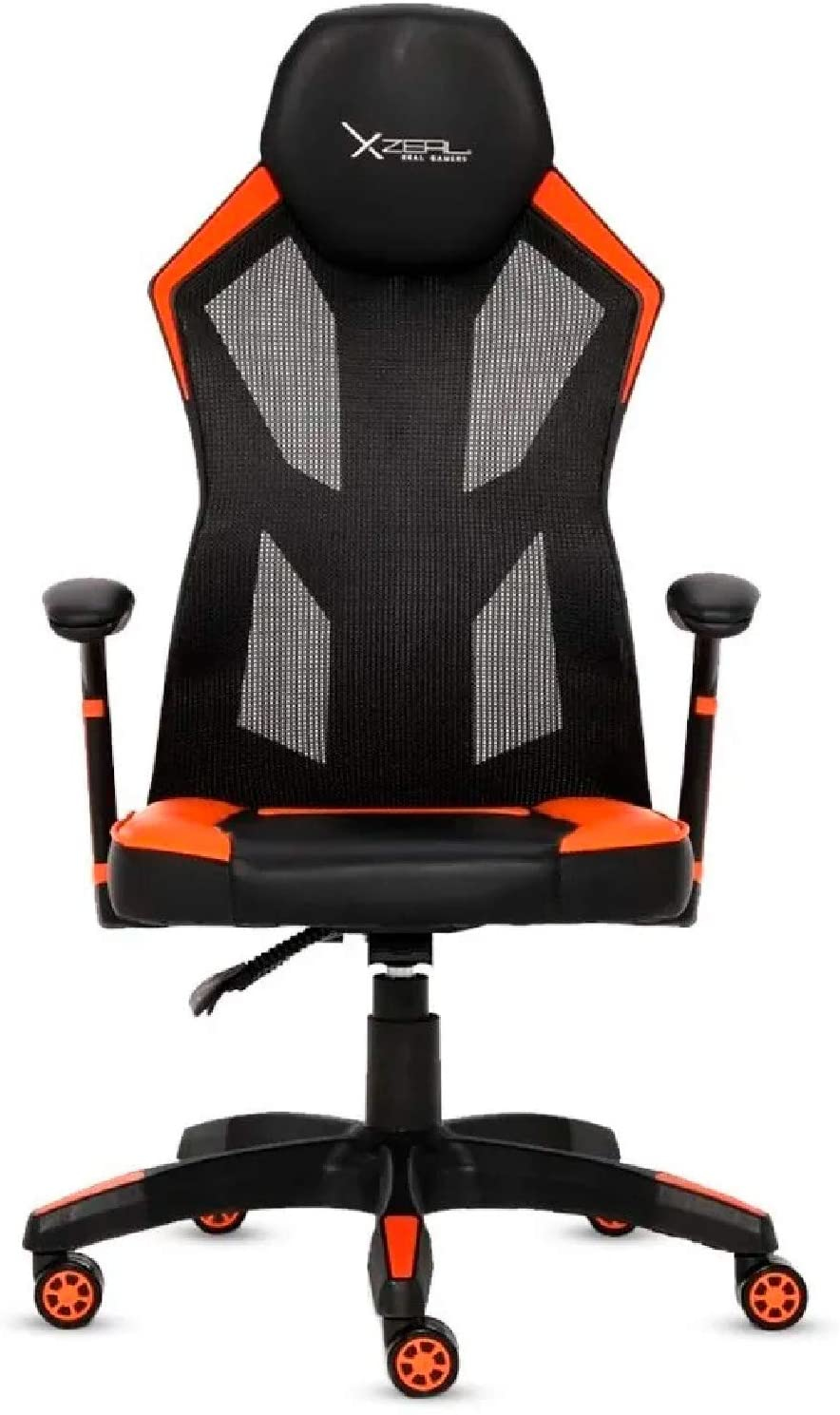 Silla Gamer Xzeal Naranja Malla Foam 150 Grados Giro Ergonomi Xzsxz30O