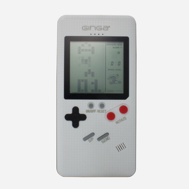 Powerbank Ginga 6000 Mah Brickgame Blanco 6000 Mah 5 V Ginpbkgb01