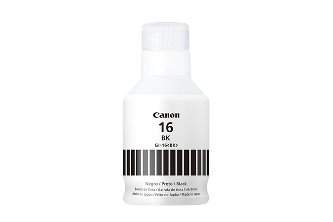 Botella Tinta Canon Gi-16 Negro Para Maxify Gx7010 70Ml 4408C001Aa