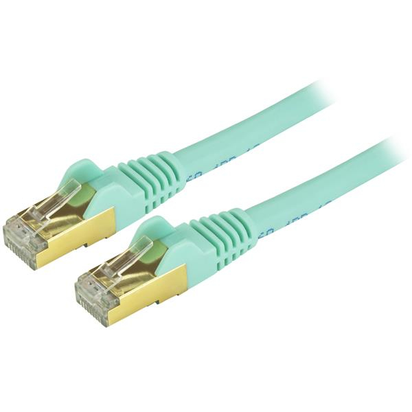 Cable Patch Startech Cat6A Rj-45 Macho 10.6M Turquesa C6Aspat35Aq