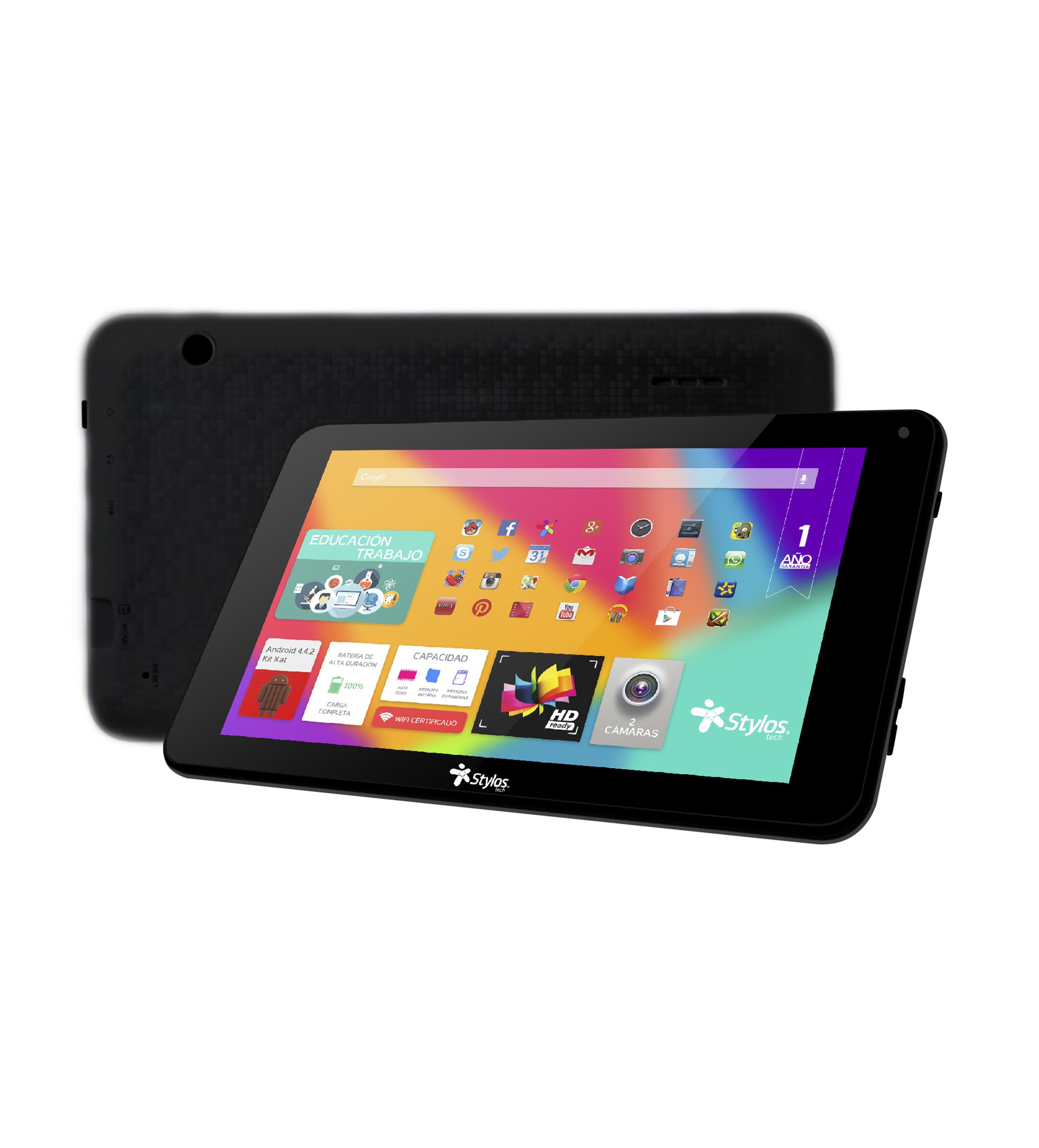 Tablet Stylos Taris Bk Quadcore 8Gb 1Gbram And 7.0 7" Sttta82B