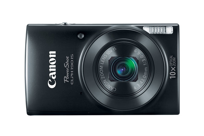 Camara Digital Canon Powershot Elph 190, 20Mp, Zoom 10X, Negra