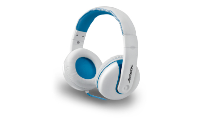 Diadema Acteck Ac-02010 Hd-600 Diadema Color Blanco Alambrico