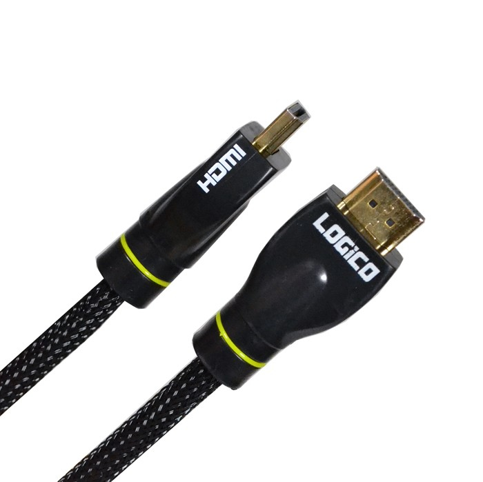 Hdmi Cable 1.4 Negro 3Ft Full Hd Alta Velocidad 90 Cm. Negro Hd1403B