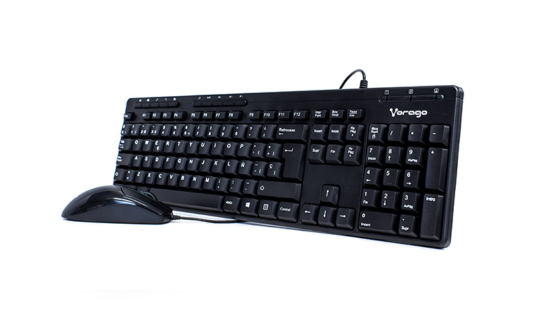 Kit Vorago Km-104 Teclado Y Mouse Alambrico Multimedia Usb