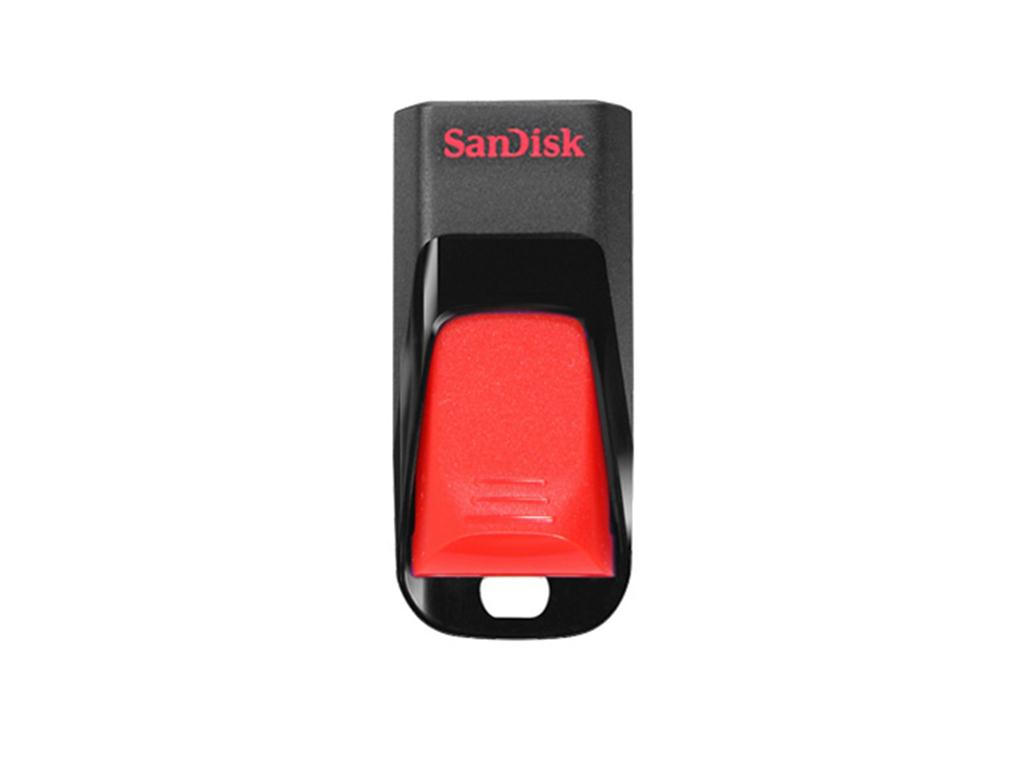 Memoria Flash Sandisk 32Gb Usb 2.0 Negro-Rojo (Sdcz51-032G-B35)