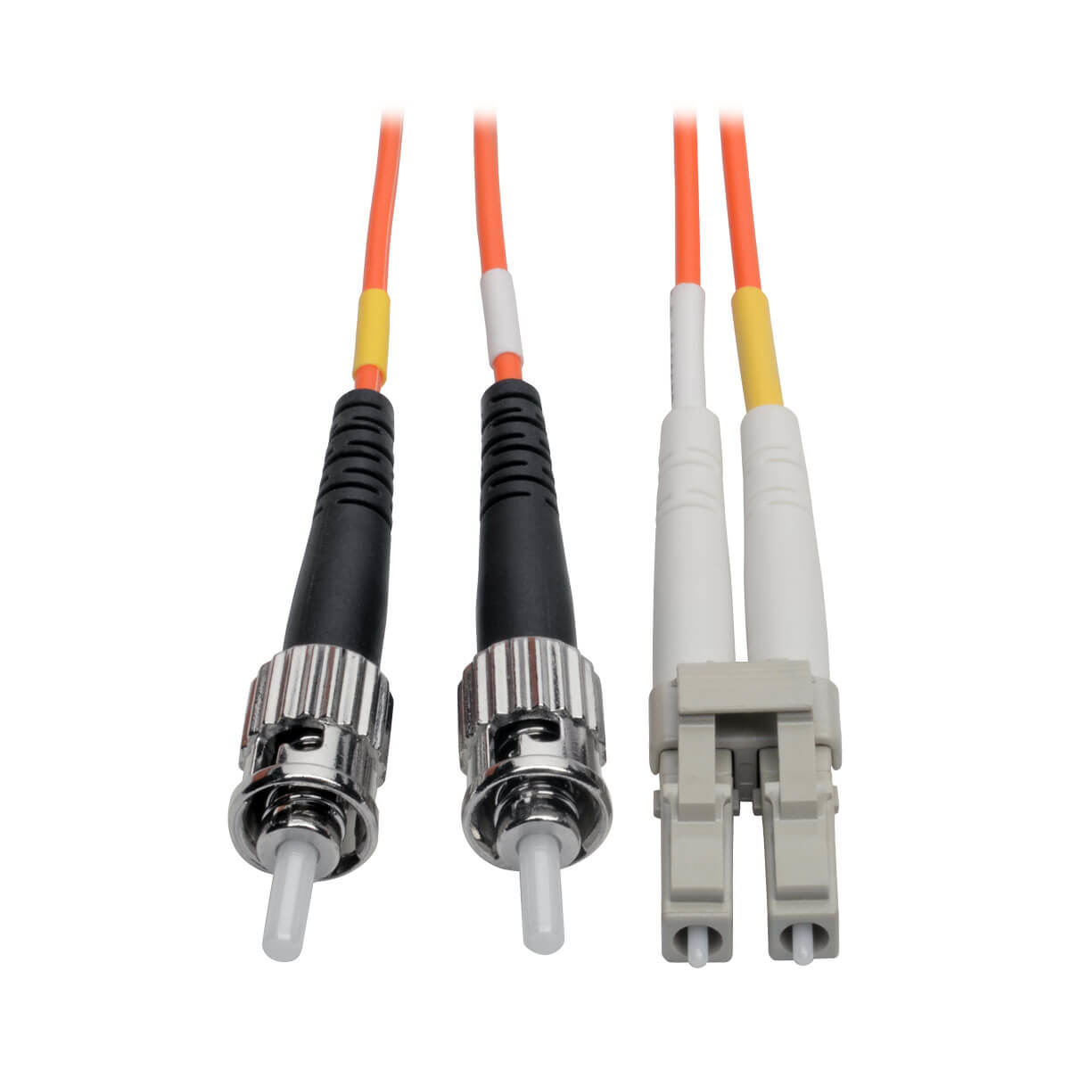 Cable Fibra Optica Tripp Lite Duplex Lc A St 3M Naranja N318-03M