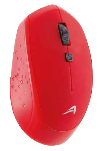 Mouse Acteck Ac-916479 Rojo 3 Botones Inalambrico 1600 Dpi