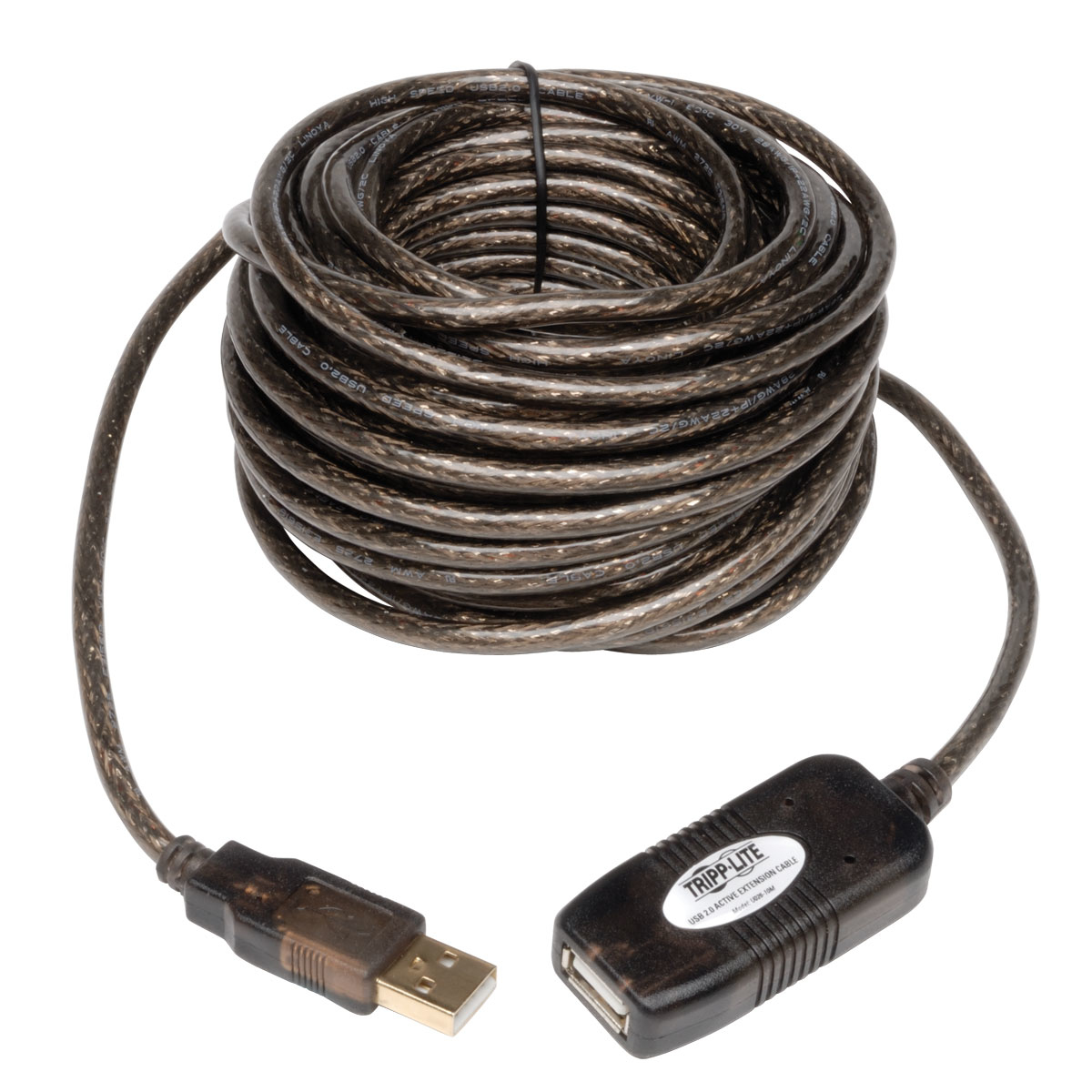 Cable Extension Tripp Lite Usb 2.0 Macho A Hembra 4.8M U026-016