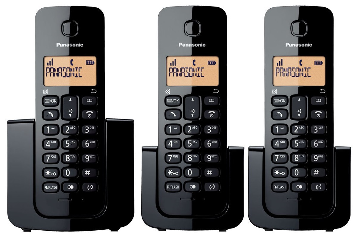 Telefono Panasonic Inalambrico Dect 6.0 Kxtgb113 Negro