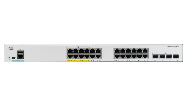 Switch Cisco Catalyst 1000 24Port Ge Poe 4X1G Sfp C1000-24P-4G-L