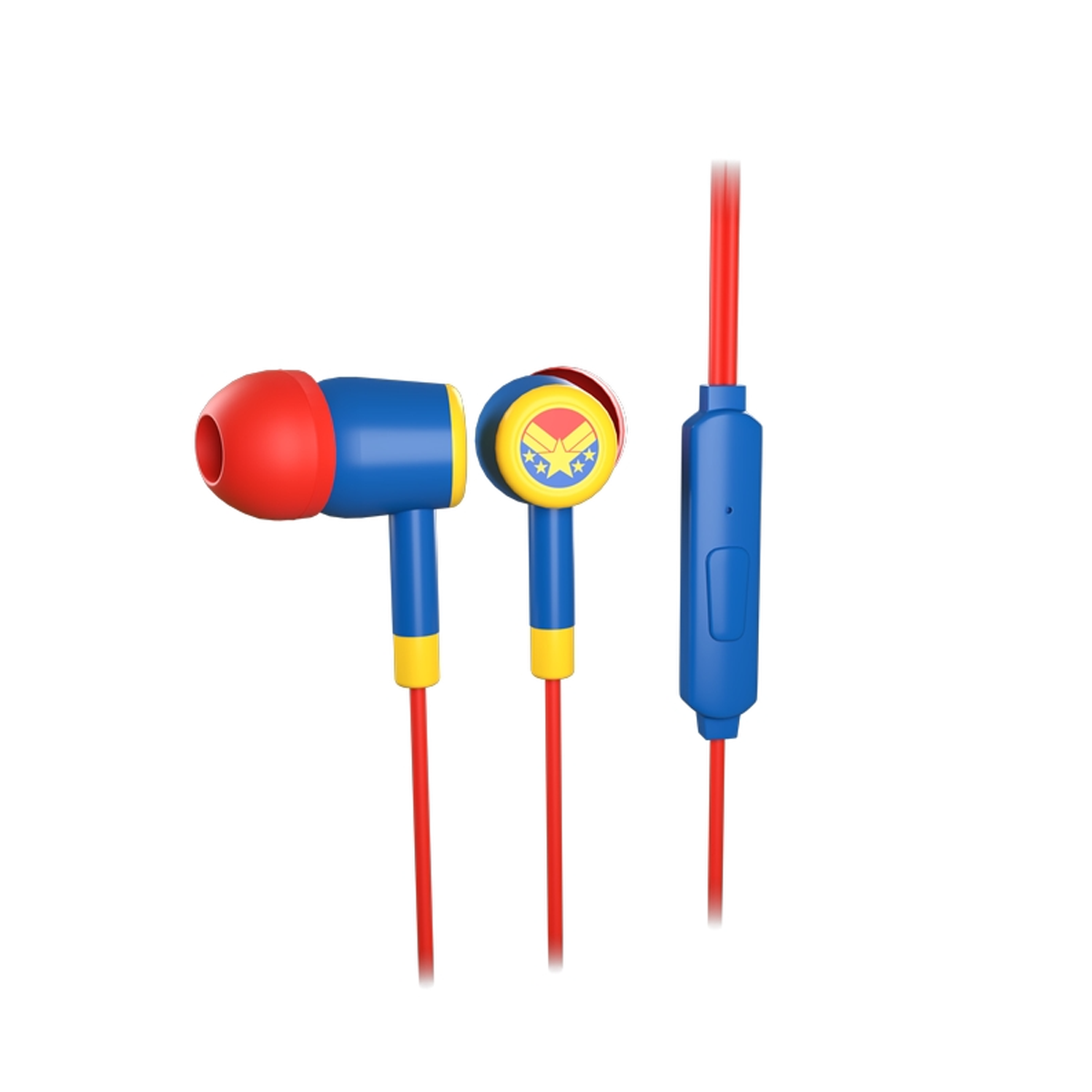 Audífonos Intrauriculares Xtech Capitana Marvel Xte-M100Cm Alámbrico 3.5Mm 1.2M Negro