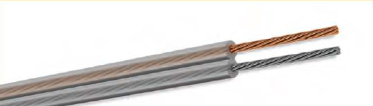 Cable Duplex Condumex 60G 300V 2 Hilos 18Awg Cristal Bobina 300M