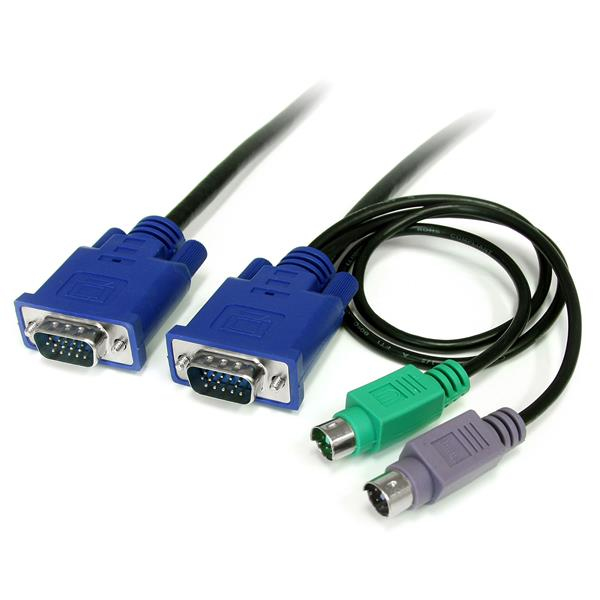 Cable Kvm 1.8M Ultradelgado Vga Ps/2 Hd15 Macho Startech Svecon6