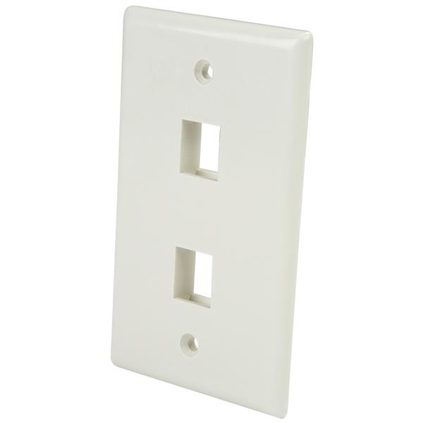Startech Placa De Pared 2 Salidas Rj45 Blanco Plate2Wh