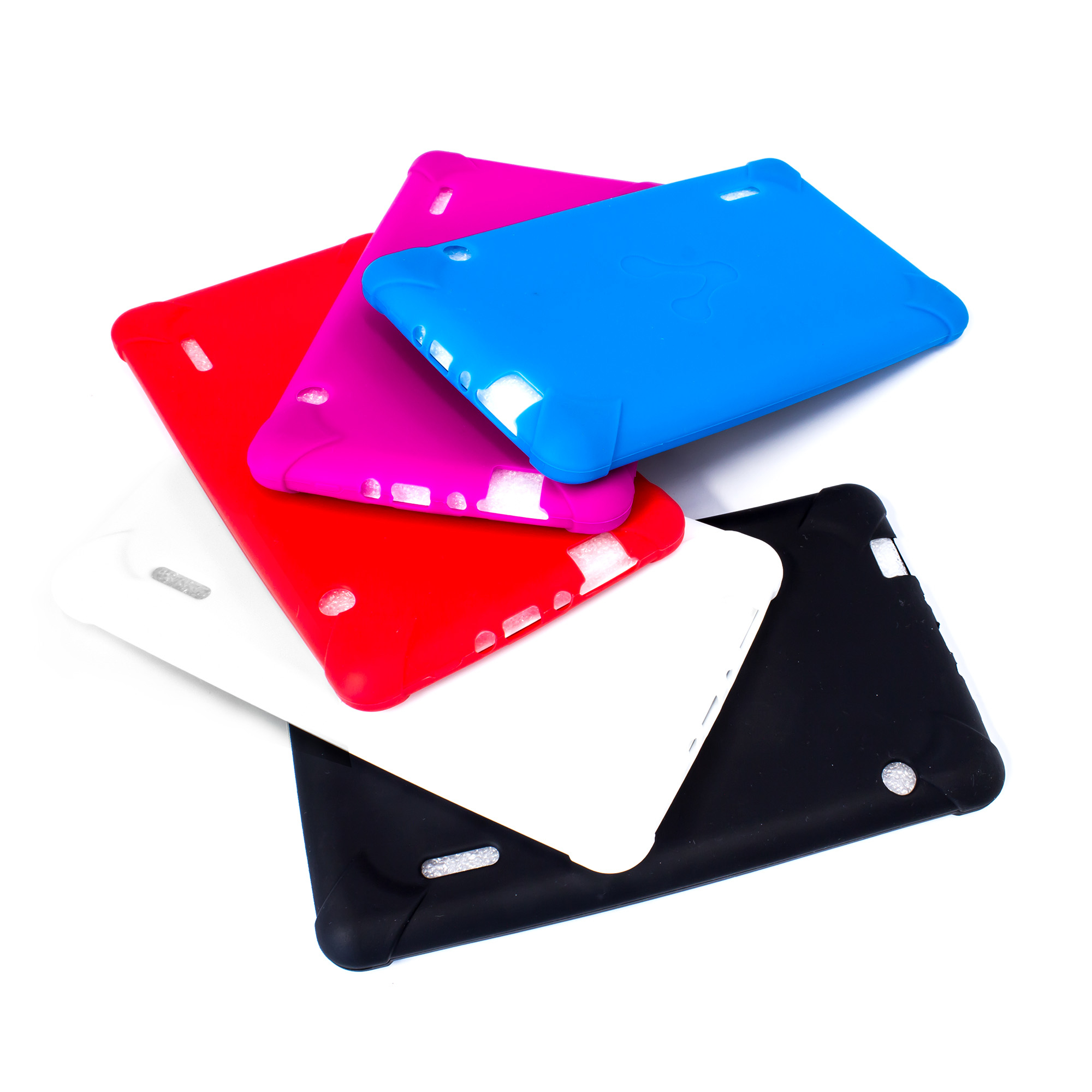 Funda Silicon 7 " Tablet Vorago Tc-124 Rosa