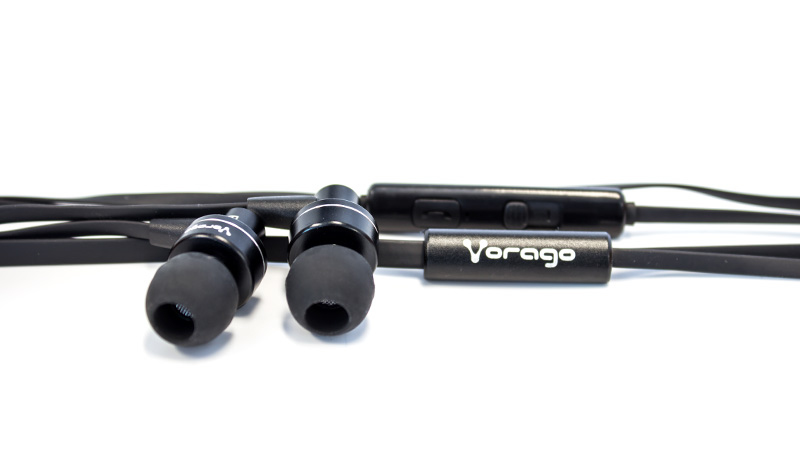 Audifonos Vorago Ep-303 Microfono Y Control De Volumen 3.5Mm Negro