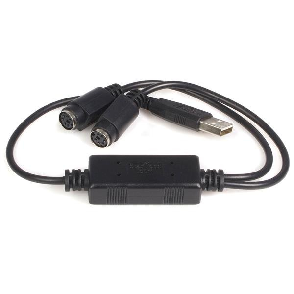 Cable  0.4M Usb A Ps/2  Para Raton Mouse Y Teclado  Startech Usbps2Pc