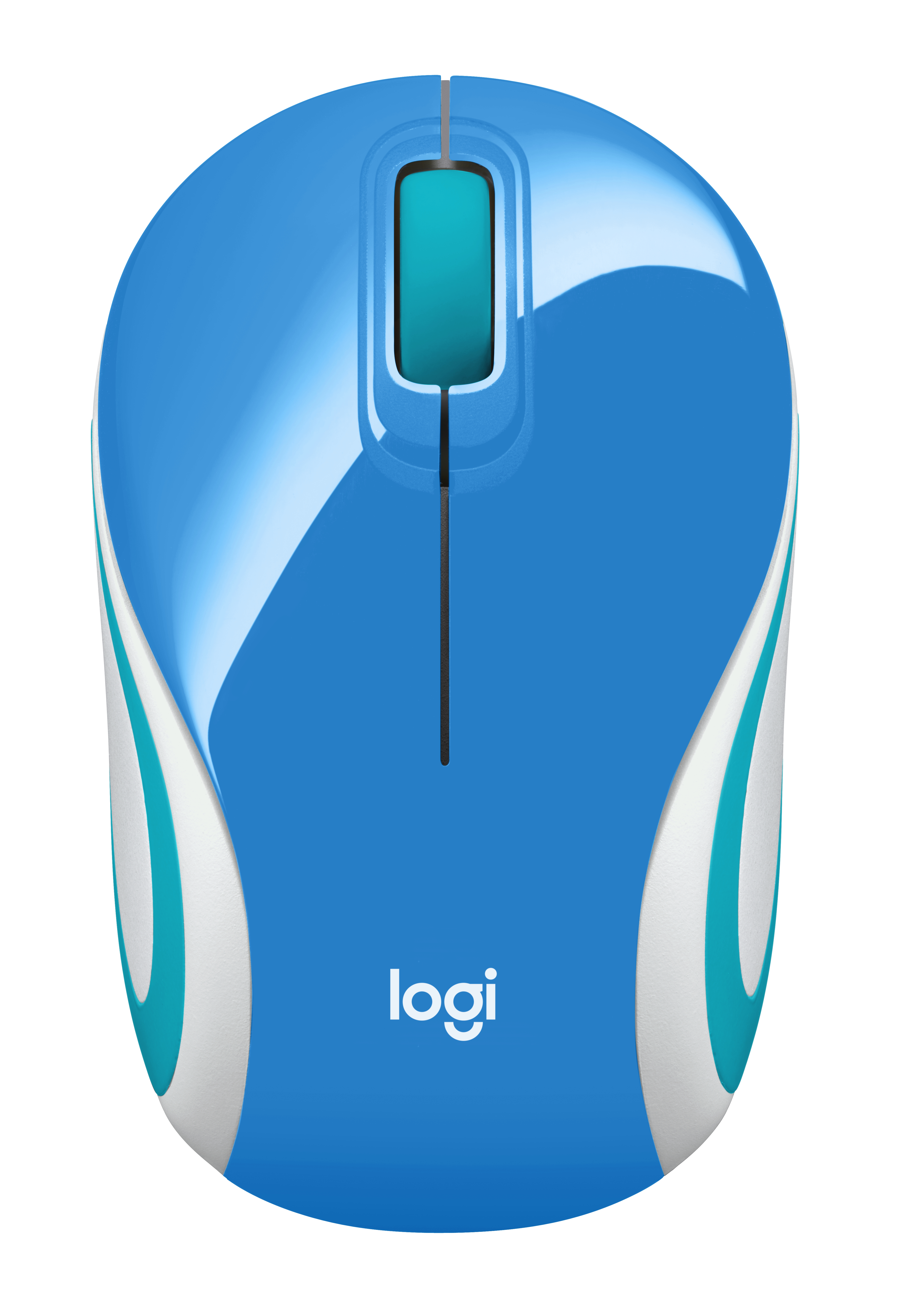 Mouse Mini Logitech Inalambrico M187 Azul 910-005360