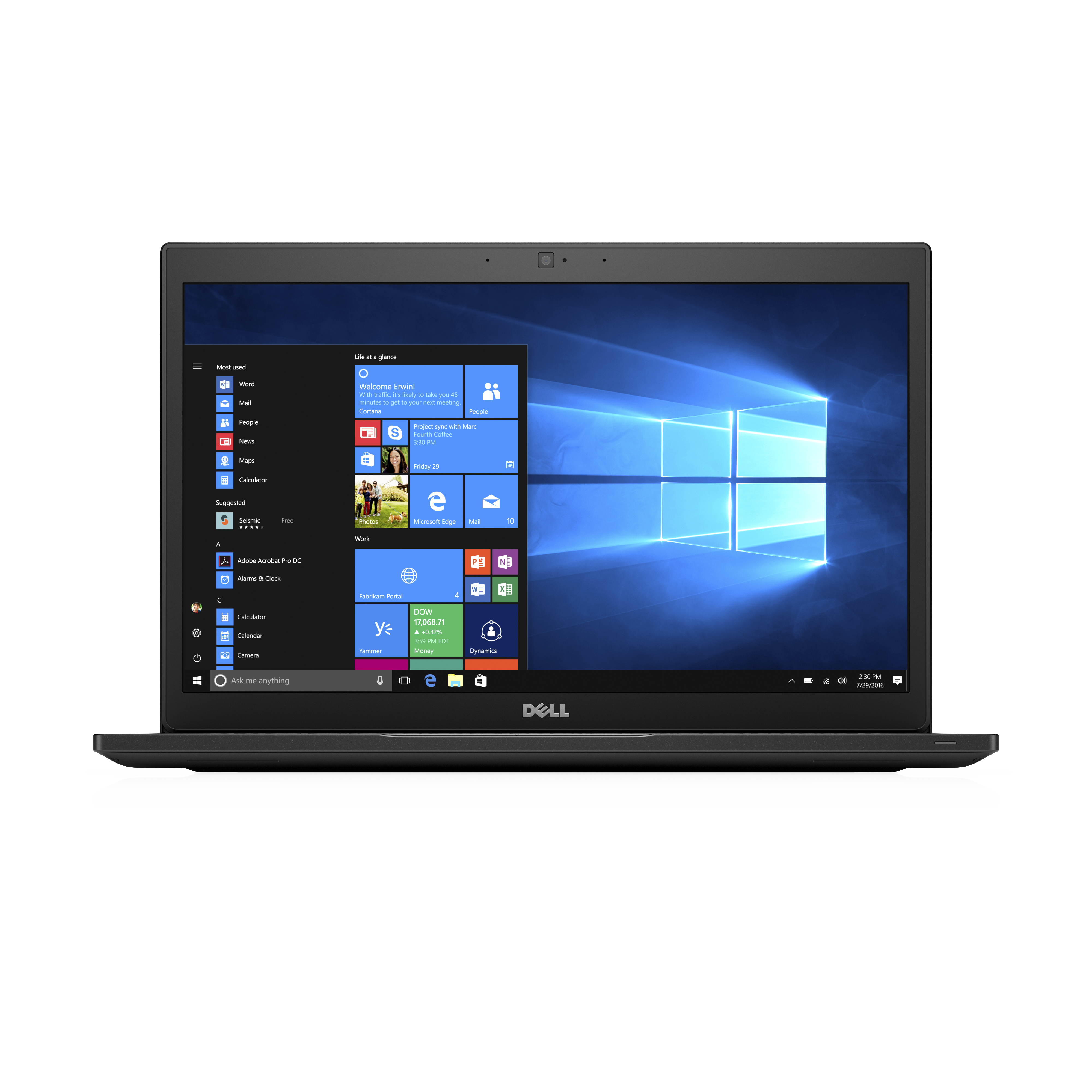 Laptop Dell Latitude 7490 Core I7 8650 16Gb 512Gb 14" Win10Pro