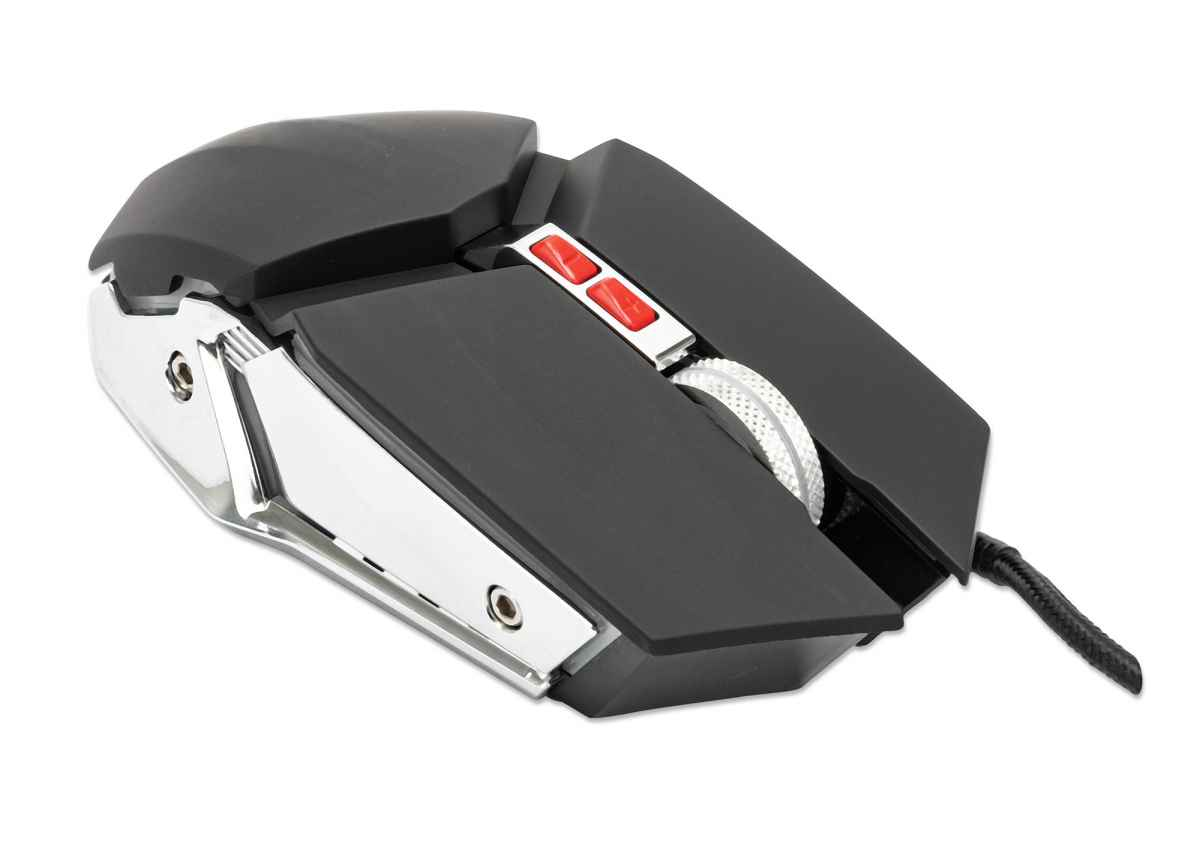 Mouse Gaming Optico Manhattan 7 Botones Usb 3200 Dpi Luz Led (179348)