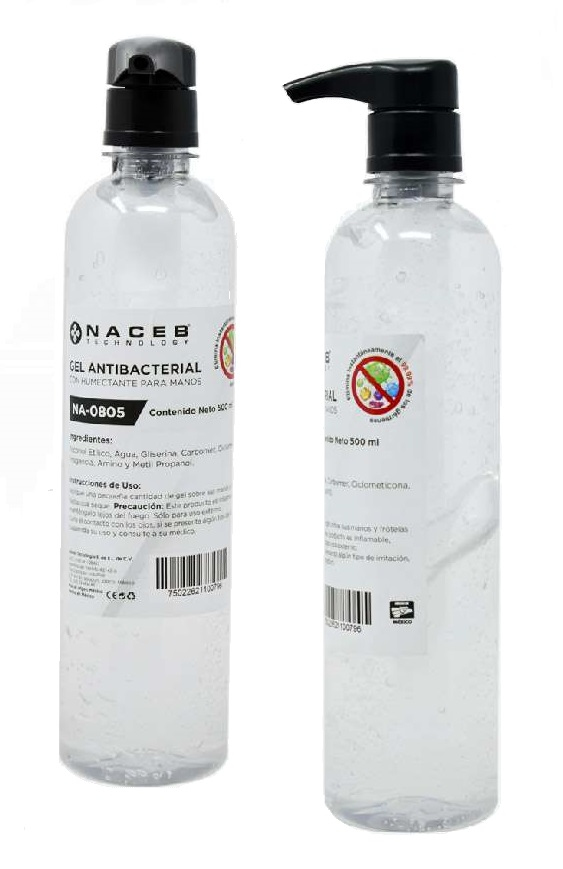 Gel Antibacterial Naceb Na-0805 500 Ml
